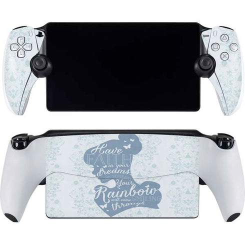 Disney Cinderella Faith In Your Dreams Silhouette PlayStation Portal Remote Player Skin