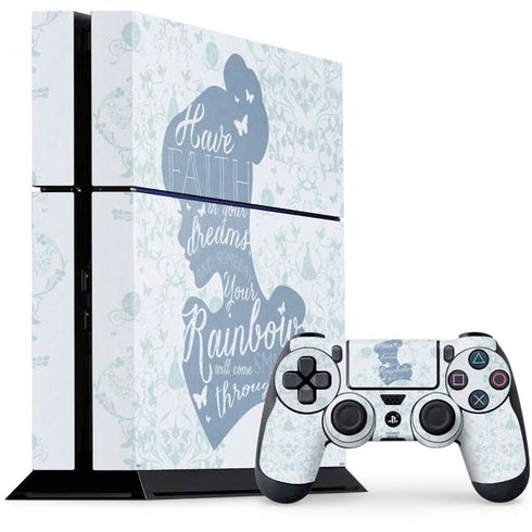 Disney Cinderella Faith In Your Dreams Silhouette PlayStation PS4 Skins