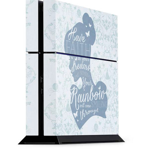 Disney Cinderella Faith In Your Dreams Silhouette PlayStation PS4 Skins
