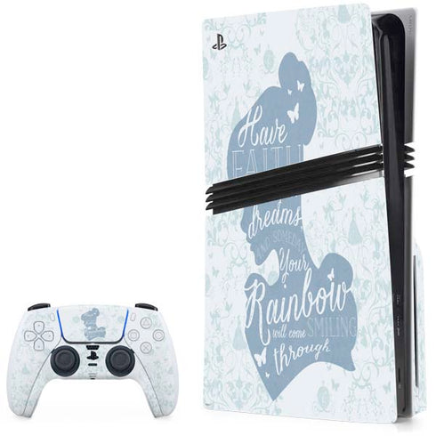 Disney Cinderella Faith In Your Dreams Silhouette PlayStation PS5 Skins