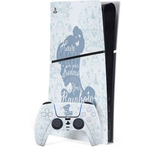 Disney Cinderella Faith In Your Dreams Silhouette PlayStation PS5 Skins