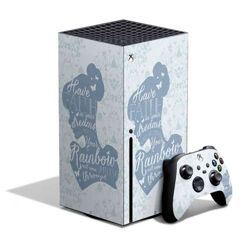 Disney Cinderella Faith In Your Dreams Silhouette Xbox Series X Skins