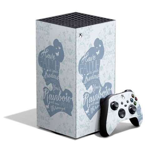 Disney Cinderella Faith In Your Dreams Silhouette XBox Series X Digital Edition Bundle Skin