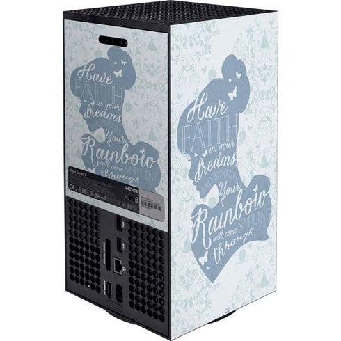Disney Cinderella Faith In Your Dreams Silhouette XBox Series X Digital Edition Bundle Skin
