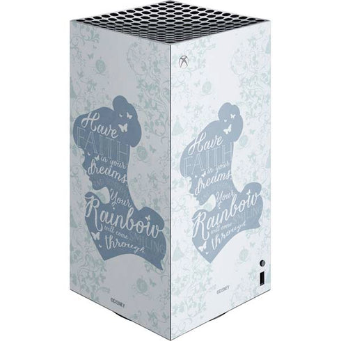 Disney Cinderella Faith In Your Dreams Silhouette Xbox Series X Skins