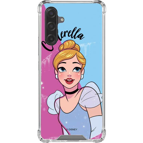 Disney Princess Cinderella Art Galaxy A17 Clear Case