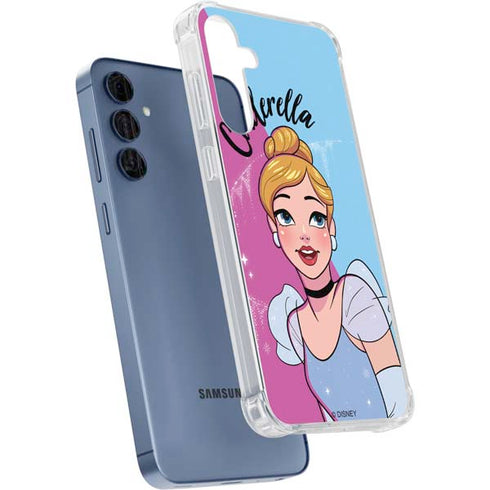 Disney Princess Cinderella Art Galaxy A35 5G Clear Case
