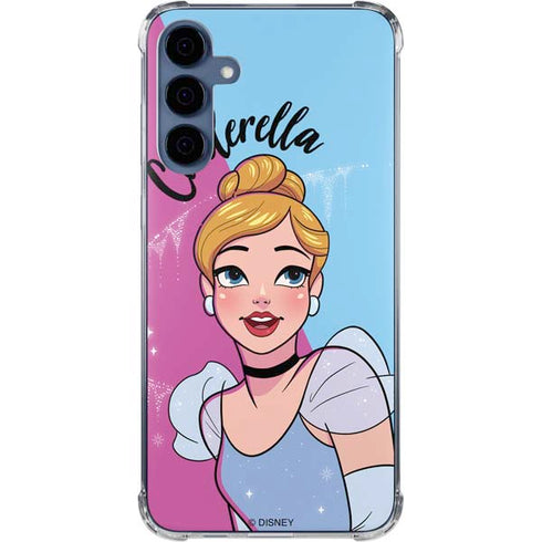 Disney Princess Cinderella Art Galaxy A55 5G Clear Case