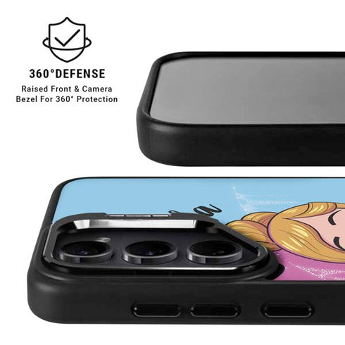 Disney Princess Cinderella Art Galaxy S25 Kickstand Case