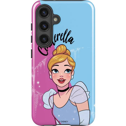 Disney Princess Cinderella Art Galaxy S25 Plus Impact Case