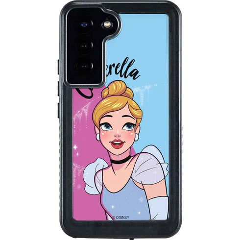 Disney Princess Cinderella Art Galaxy S24 Plus Waterproof Case