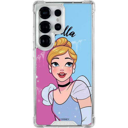 Disney Princess Cinderella Art Galaxy S25 Ultra Clear Case