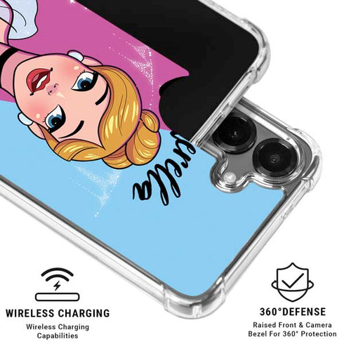 Disney Princess Cinderella Art Galaxy S26 Clear Case