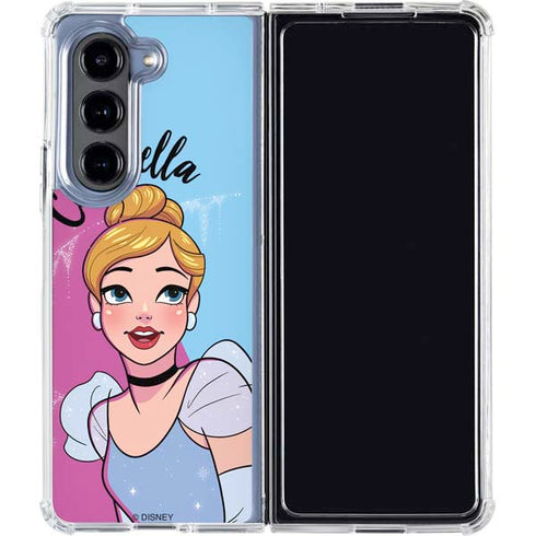 Disney Princess Cinderella Art Galaxy Z Fold5 5G Clear Case