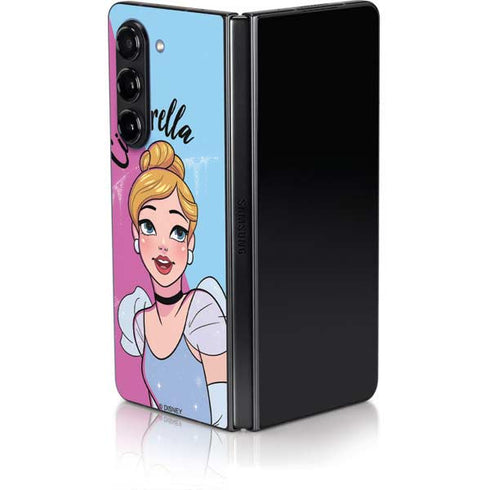 Disney Princess Cinderella Art Galaxy Z Fold5 5G Skin
