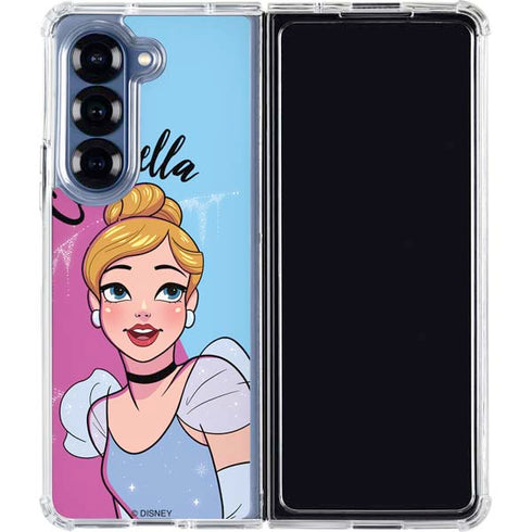 Disney Princess Cinderella Art Galaxy Z Fold6 Clear Case