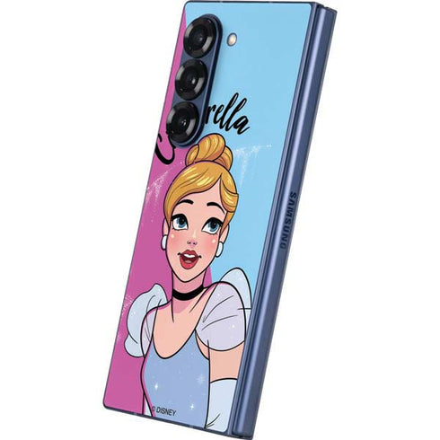 Disney Princess Cinderella Art Galaxy Z Fold6 Skin