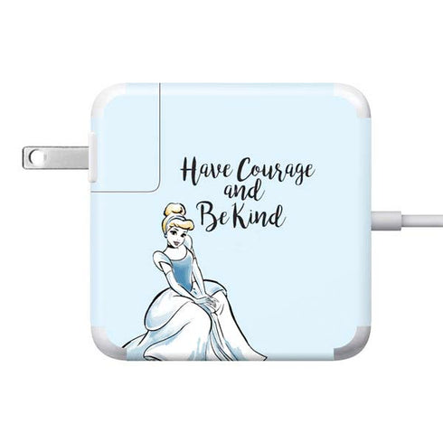 Disney Princess Cinderella Have Courage and Be Kind Art 85W Power Adapter (15 and 17 inch MacBook Pro Charger) Skin