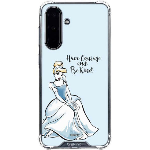 Disney Princess Cinderella Have Courage and Be Kind Art Galaxy A36 5G Clear Case