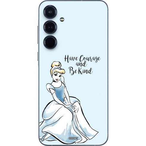 Disney Princess Cinderella Have Courage and Be Kind Art Galaxy A55 5G Skin