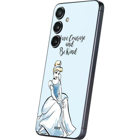Disney Princess Cinderella Have Courage and Be Kind Art Galaxy S24 Skin