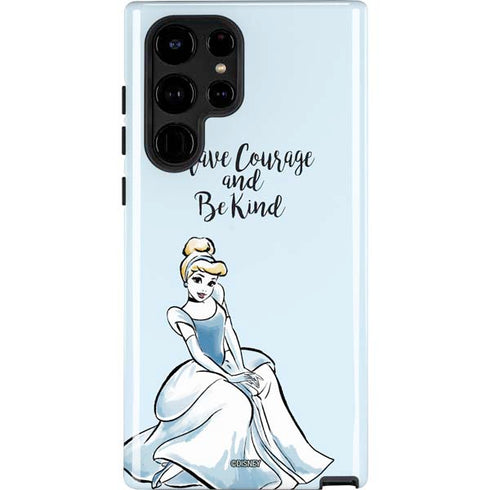 Disney Princess Cinderella Have Courage and Be Kind Art Galaxy Cases