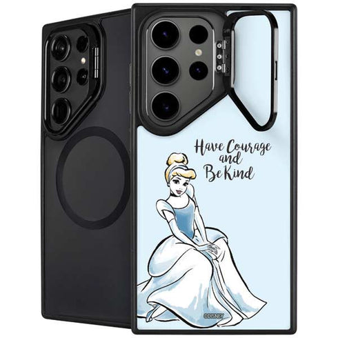 Disney Princess Cinderella Have Courage and Be Kind Art Galaxy S24 Ultra Kickstand Case
