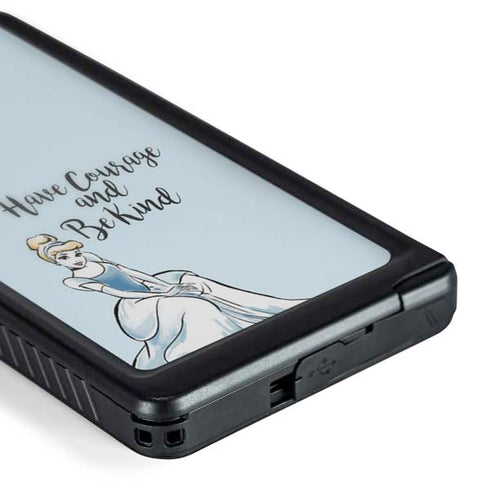Disney Princess Cinderella Have Courage and Be Kind Art Galaxy S24 Ultra Waterproof Case