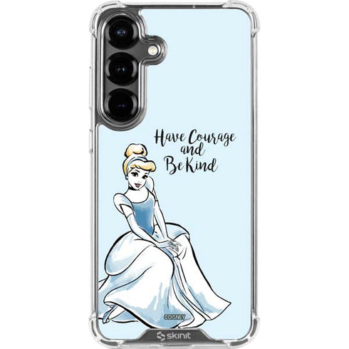 Disney Princess Cinderella Have Courage and Be Kind Art Galaxy S26 Plus Clear Case