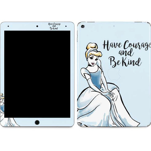 Disney Princess Cinderella Have Courage and Be Kind Art iPad Skins