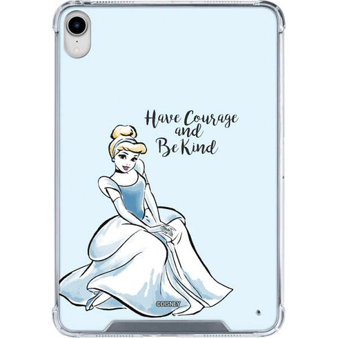 Disney Princess Cinderella Have Courage and Be Kind Art iPad 11th Gen (2025) Clear Case