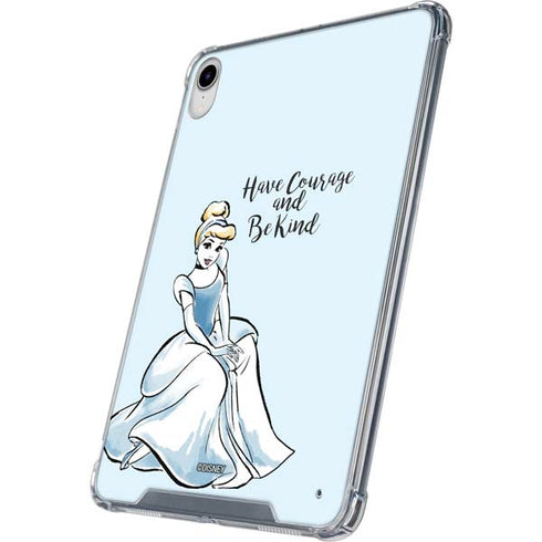 Disney Princess Cinderella Have Courage and Be Kind Art iPad 11th Gen (2025) Clear Case