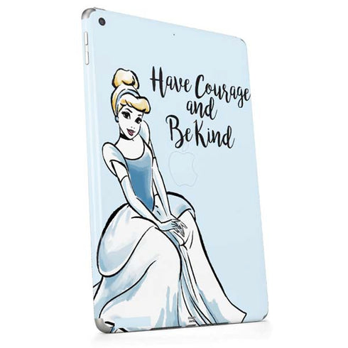 Disney Princess Cinderella Have Courage and Be Kind Art Apple iPad Skin
