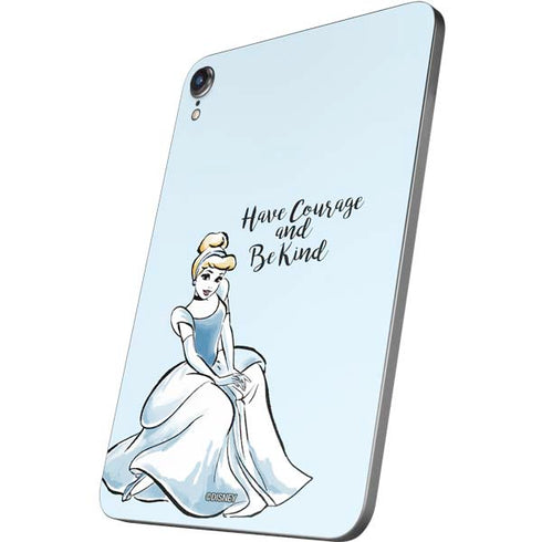 Disney Princess Cinderella Have Courage and Be Kind Art Apple iPad Mini Skin