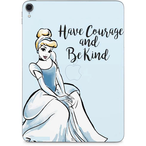 Disney Princess Cinderella Have Courage and Be Kind Art Apple iPad Pro Skin