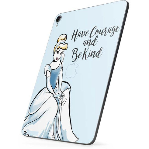 Disney Princess Cinderella Have Courage and Be Kind Art Apple iPad Pro Skin