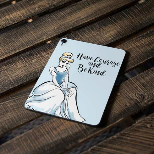 Disney Princess Cinderella Have Courage and Be Kind Art Apple iPad Pro Skin