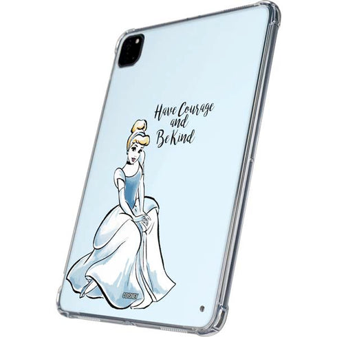 Disney Princess Cinderella Have Courage and Be Kind Art iPad Pro 11in (2024) Clear Case