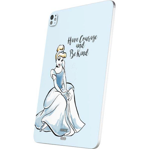 Disney Princess Cinderella Have Courage and Be Kind Art iPad Pro 13in M4 (2024) Skin
