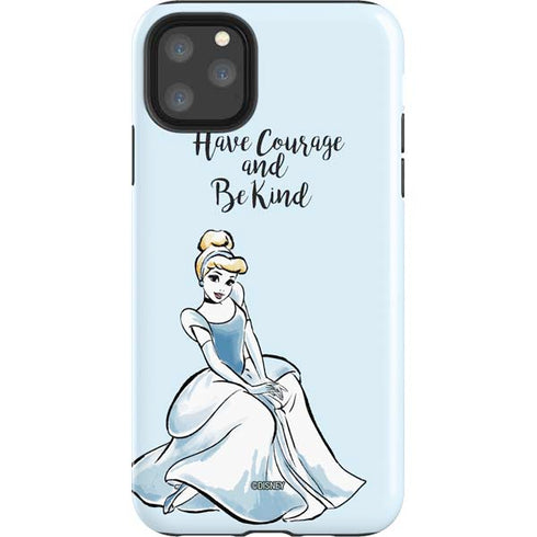 Disney Princess Cinderella Have Courage and Be Kind Art iPhone Cases