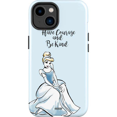 Disney Princess Cinderella Have Courage and Be Kind Art iPhone 15 Impact Case