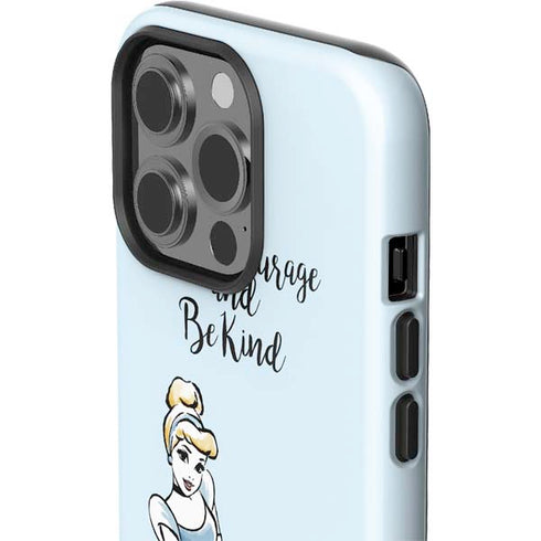 Disney Princess Cinderella Have Courage and Be Kind Art iPhone 15 Pro Impact Case