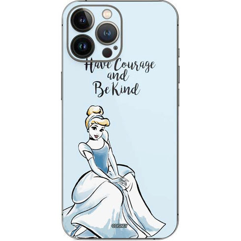 Disney Princess Cinderella Have Courage and Be Kind Art iPhone 15 Pro Max Skin