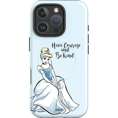 Disney Princess Cinderella Have Courage and Be Kind Art iPhone 16 Pro Magsafe Impact Case
