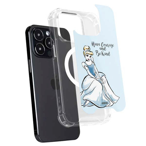 Disney Princess Cinderella Have Courage and Be Kind Art iPhone 16 Pro Max MagSafe Case