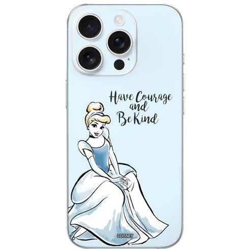 Disney Princess Cinderella Have Courage and Be Kind Art iPhone 16 Pro Skin