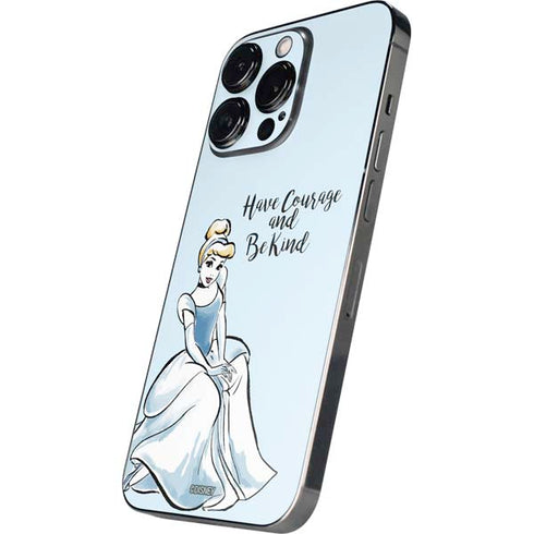 Disney Princess Cinderella Have Courage and Be Kind Art iPhone 16 Pro Skin