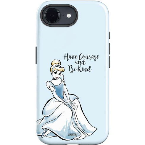 Disney Princess Cinderella Have Courage and Be Kind Art iPhone 16e Impact Case