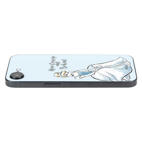 Disney Princess Cinderella Have Courage and Be Kind Art iPhone 16e Skin