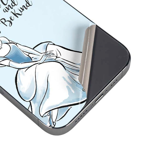 Disney Princess Cinderella Have Courage and Be Kind Art iPhone 16e Skin